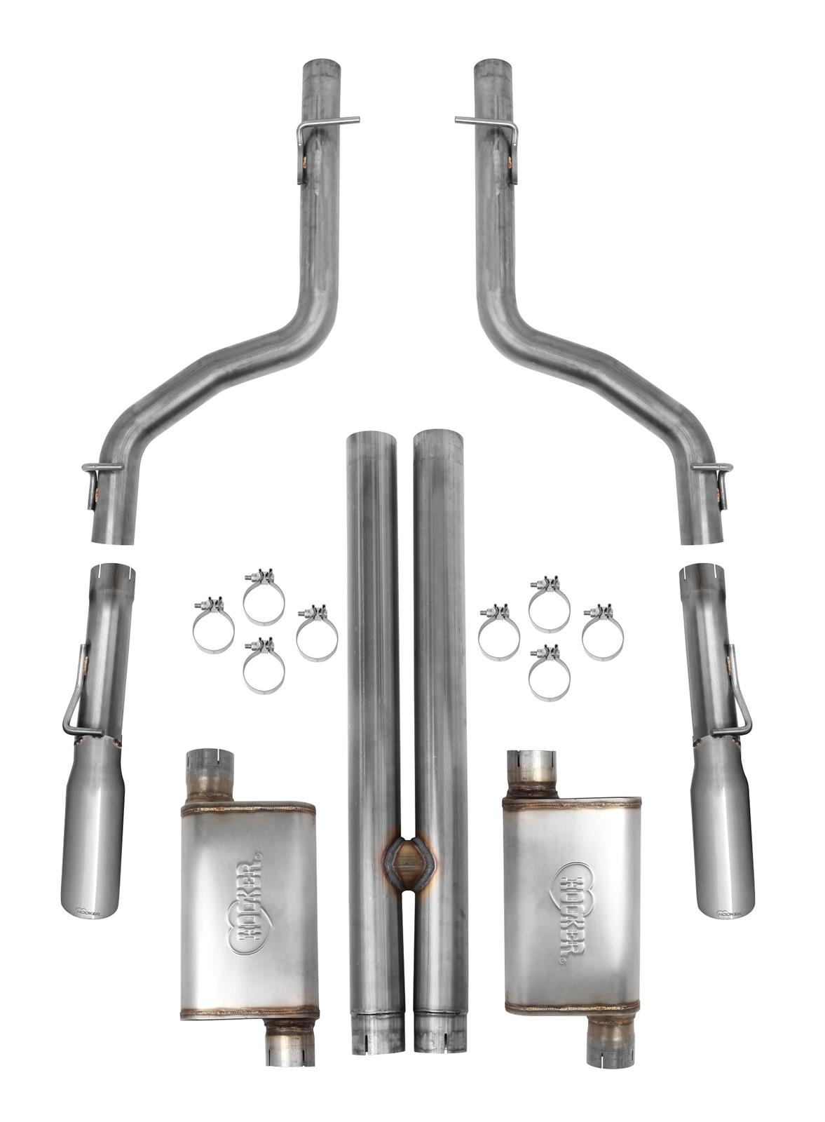 Hooker Blackheart 3" Exhaust System 06-10 Dodge Charger 5.7L - Click Image to Close